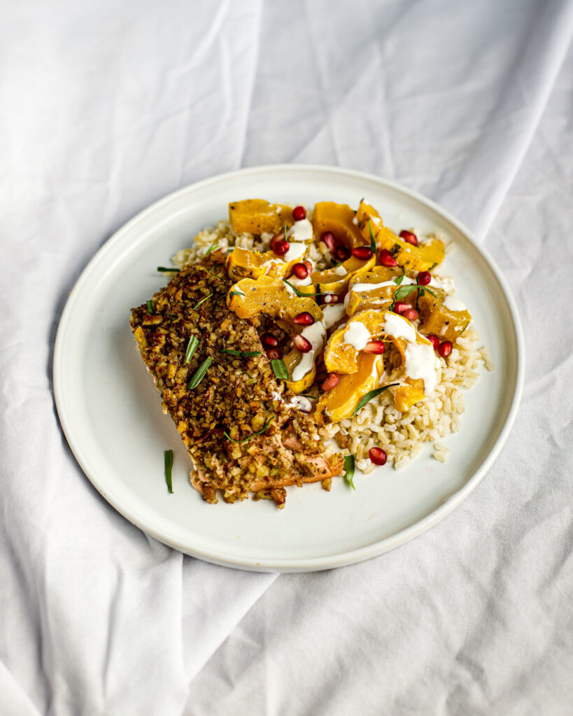 Maple Pecan Crusted Salmon (30-Minute Dinner)