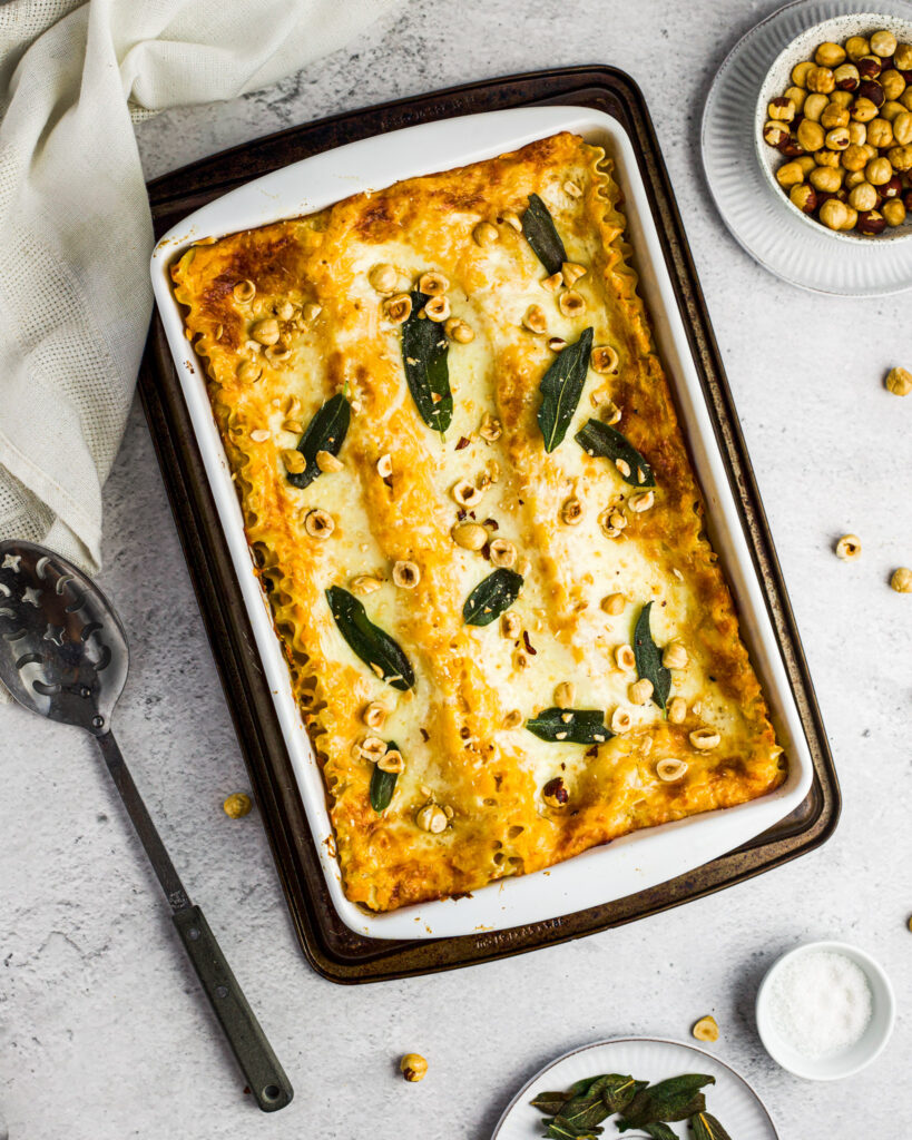 The Best Butternut Squash Lasagna, With Hazelnuts & Sage