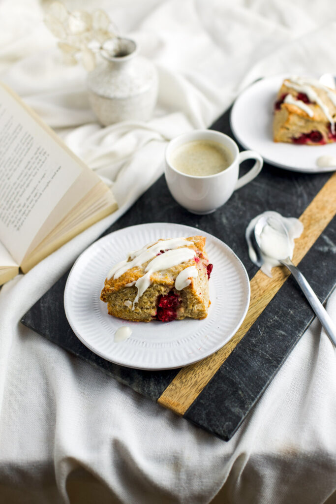 Cranberry, Orange and Cardamom Scones