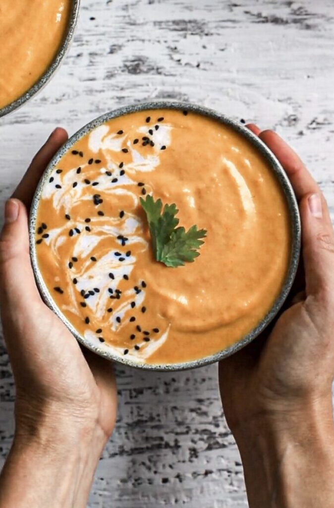 Thai Coco Sesame Carrot Soup