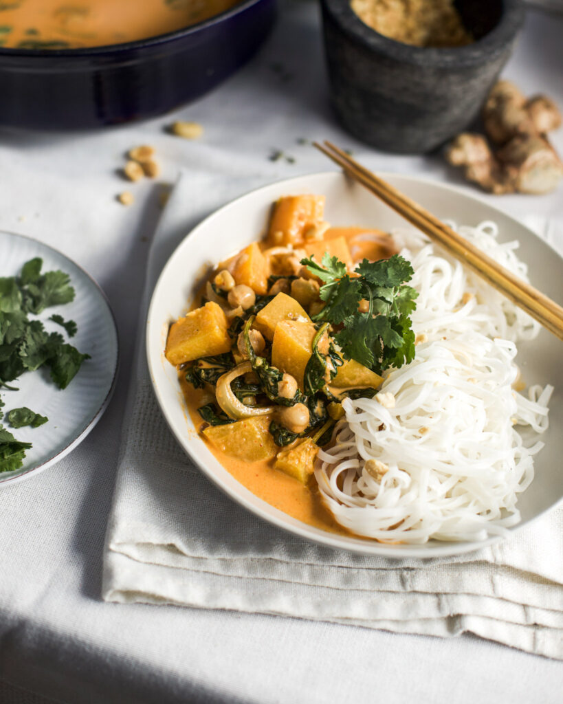 Creamy Pumpkin Thai Red Curry (Coconut Milk)