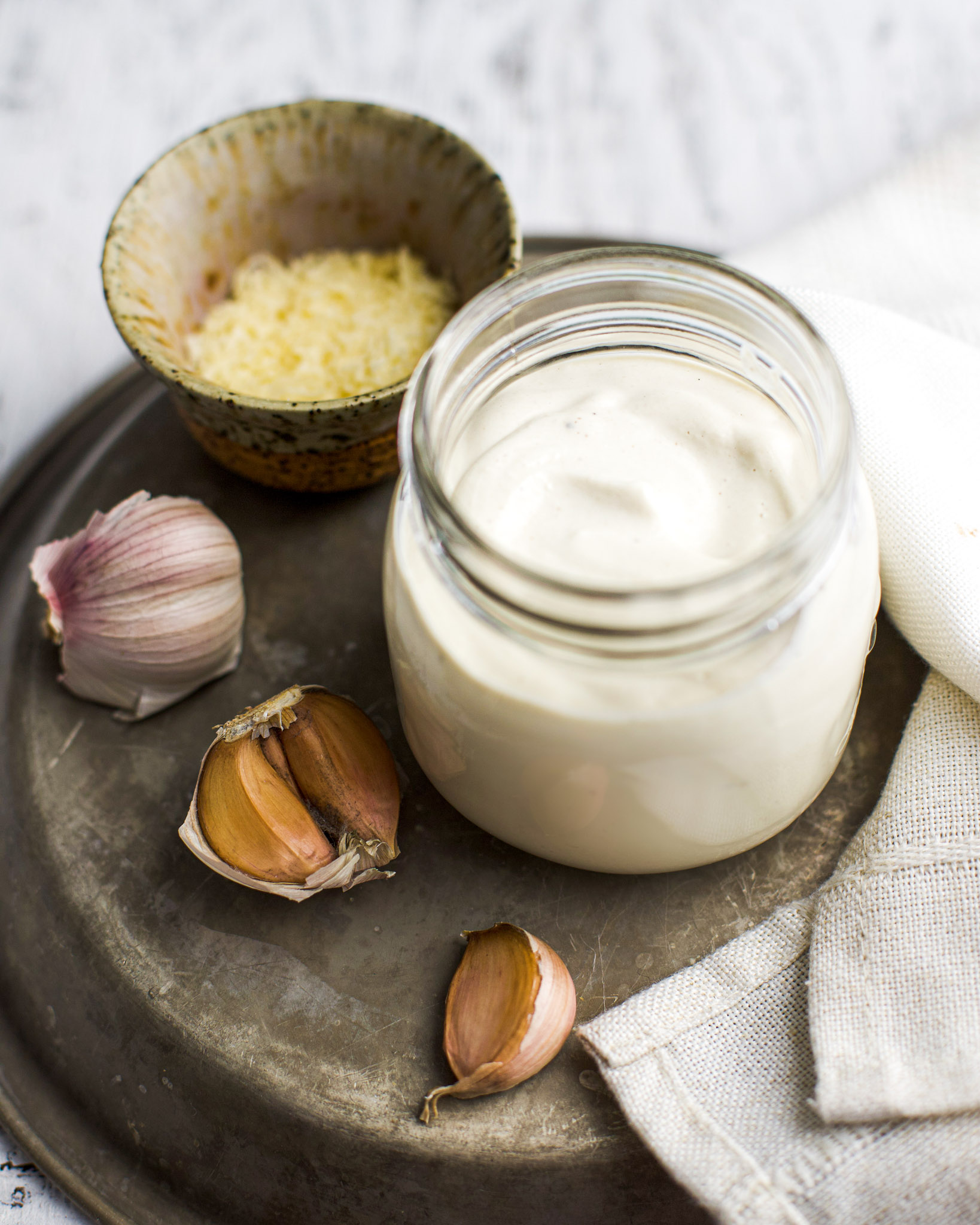 vinaigrette césar tahini