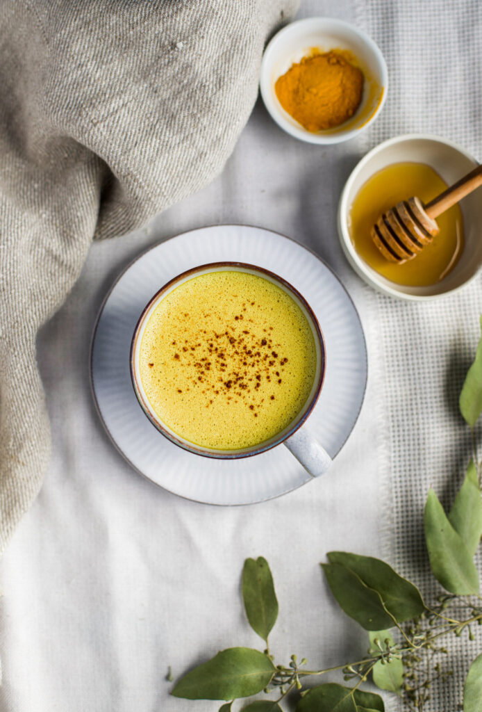 Immune-Boosting Turmeric Golden Milk Latte