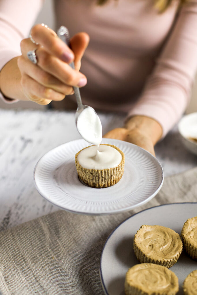 Mini Chai Cheesecakes