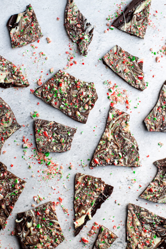 Barres chocolatées maison de Noël