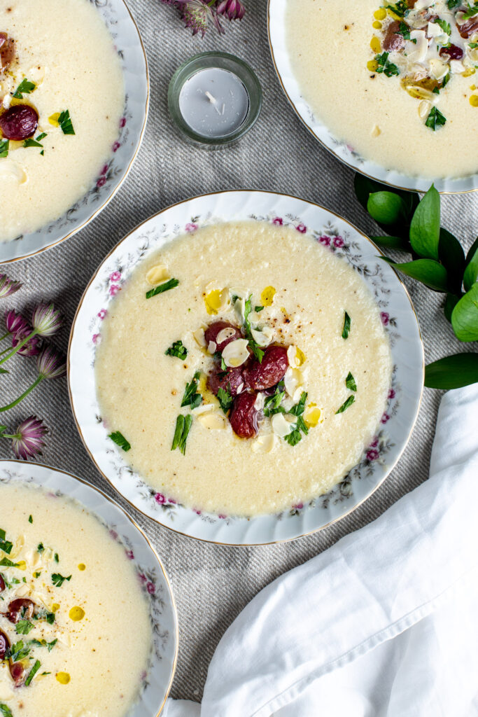 Potage de chou-fleur rôti