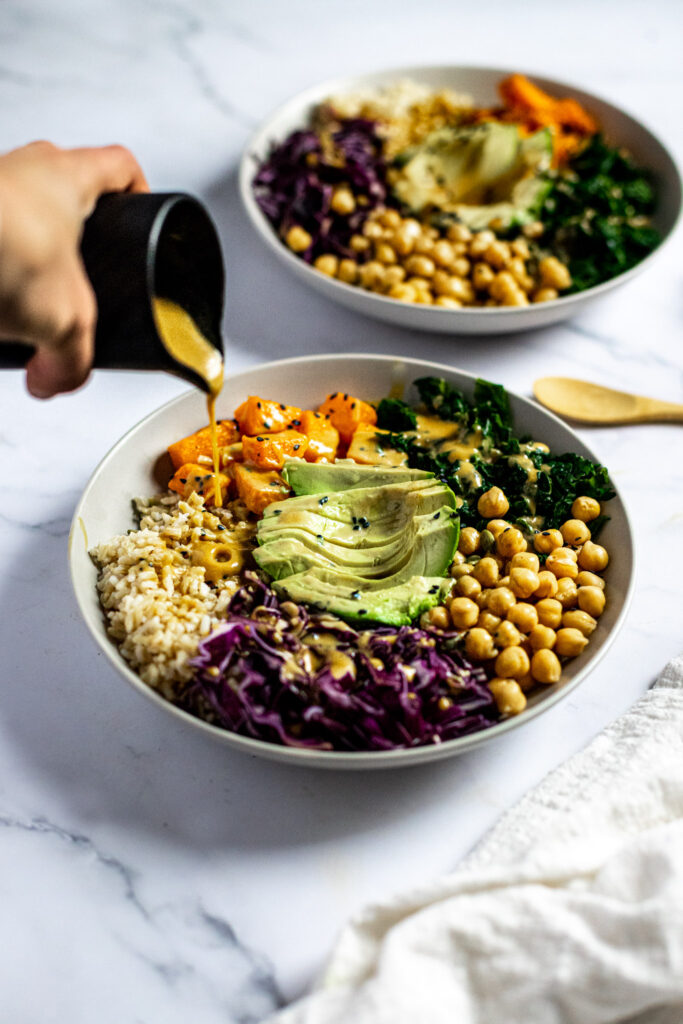 Buddha Bowl With Creamy Miso Sauce