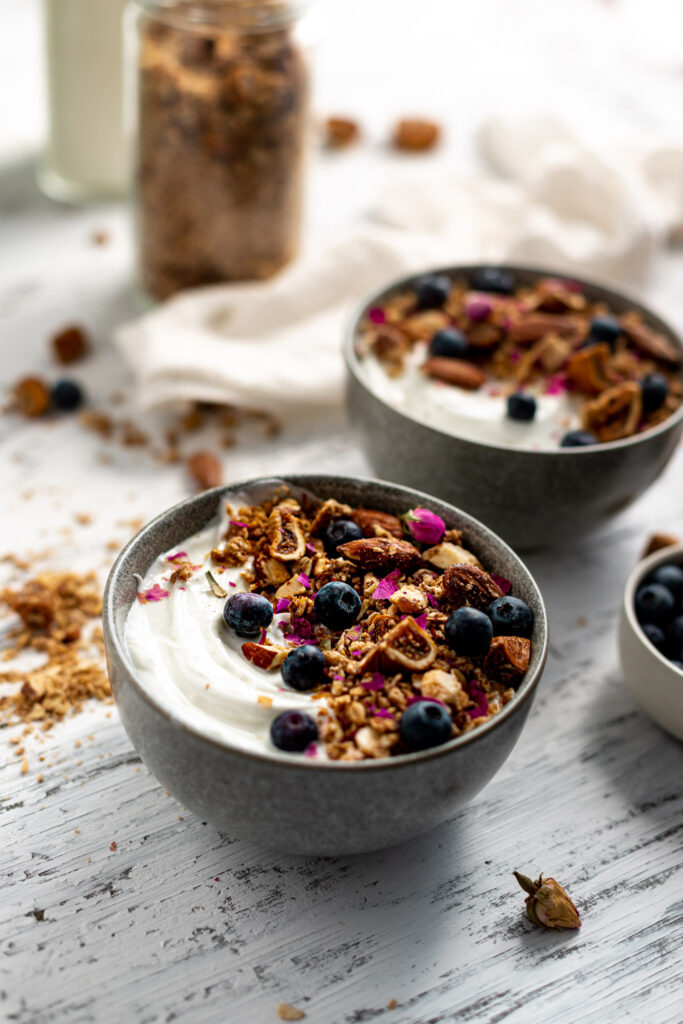Tahini & Fig Granola (Using a Food Processor)