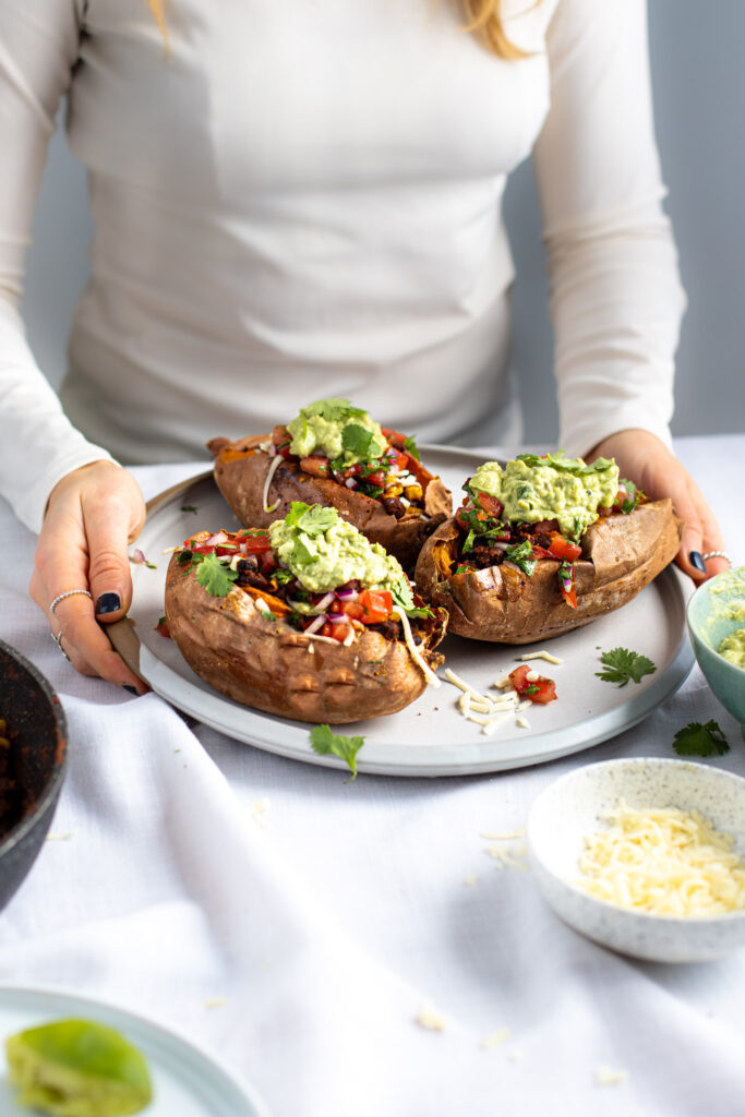 Fiesta Mexicana Stuffed Sweet Potatoes