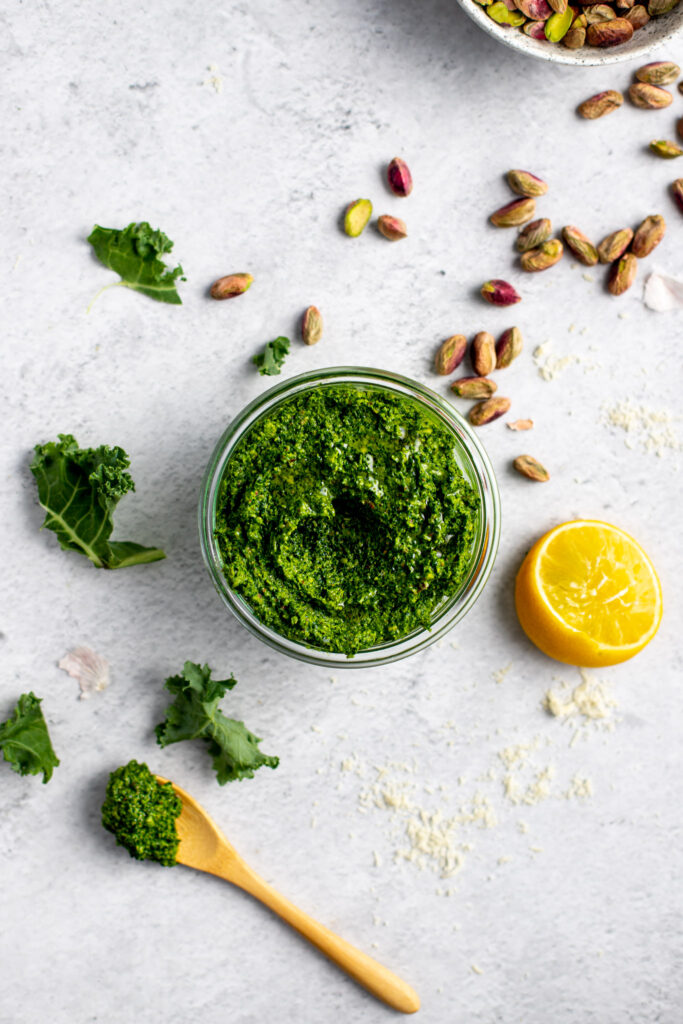 Pesto Kale Pistaches
