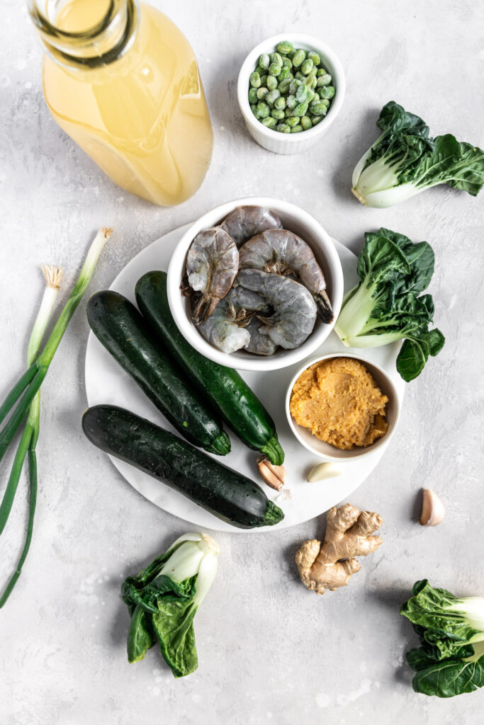 One-Pot Miso Zoodle Soup