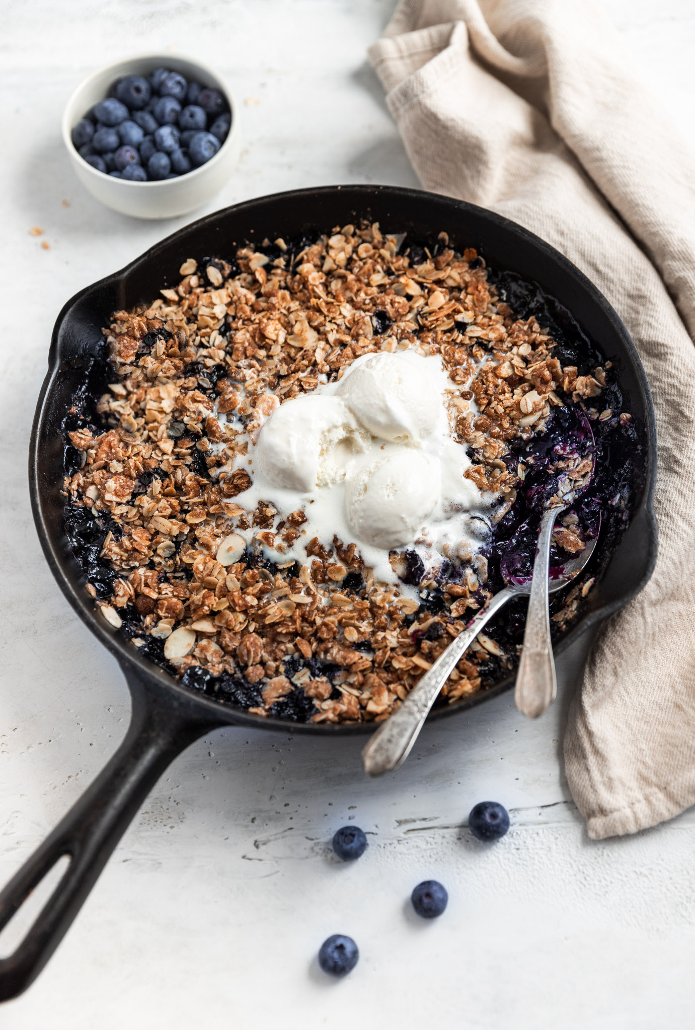 Ginger Blueberry Crisp