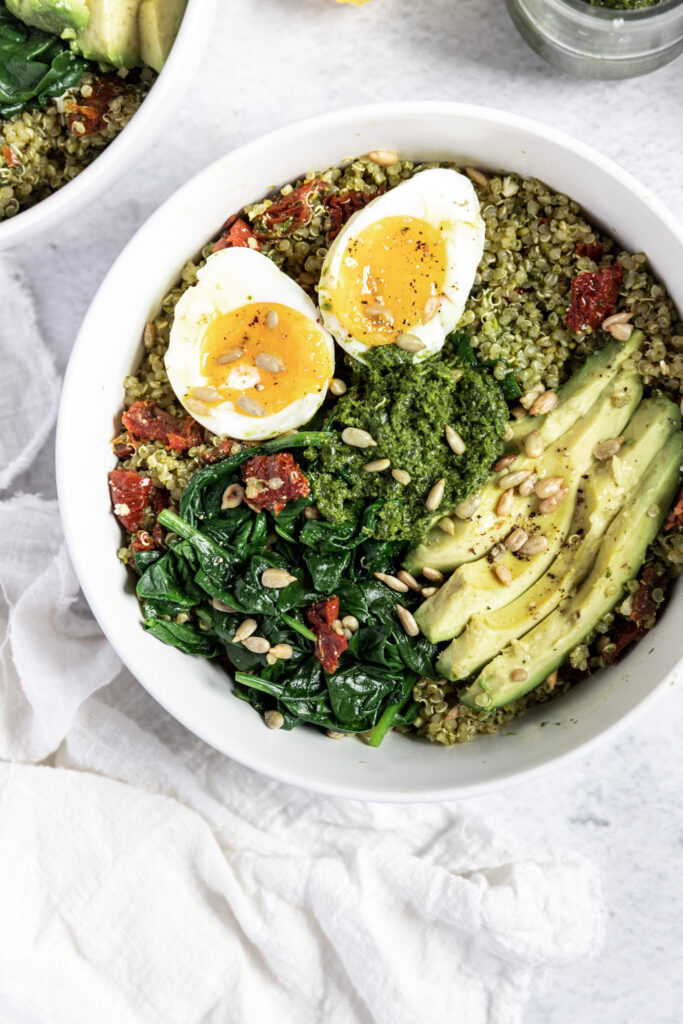Pesto Quinoa Power Bowl
