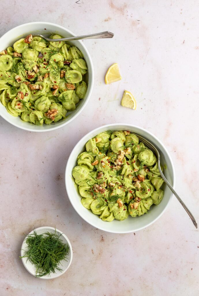 Pâtes creamy dreamy avocat & asperges