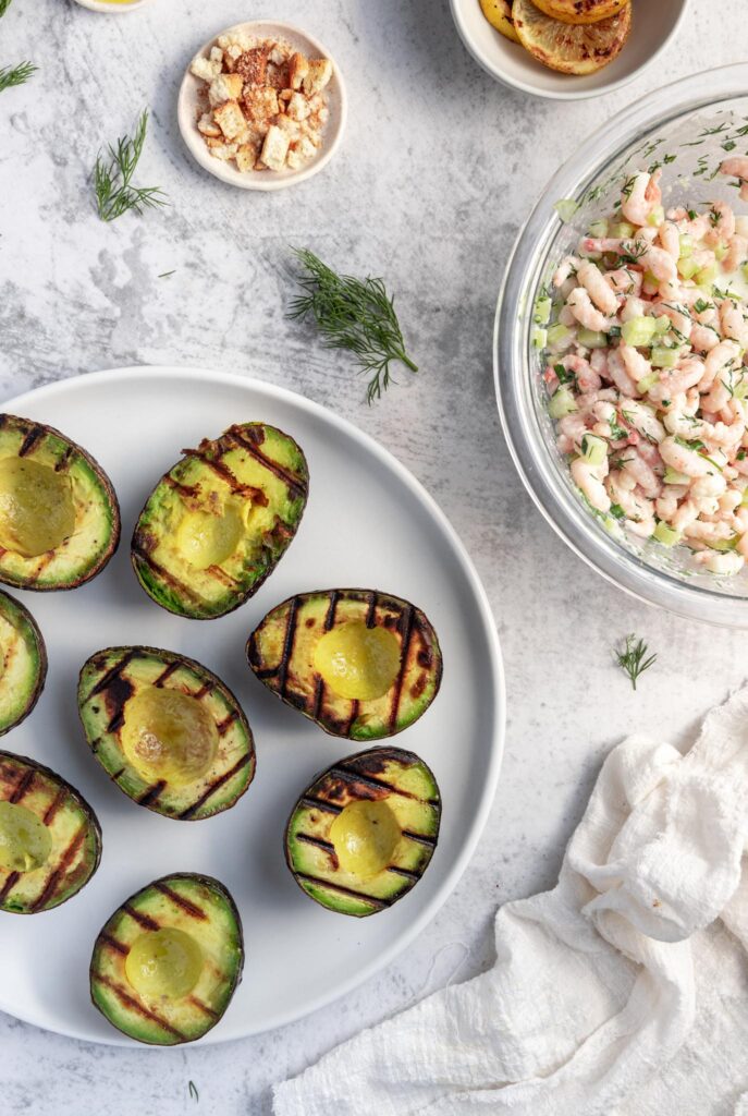Swedish Shrimp Avocado Boat