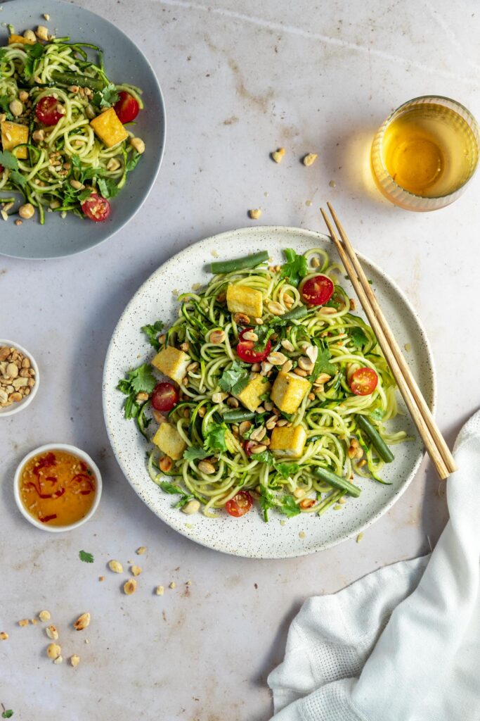Healthy Zoodle Salad Recipe