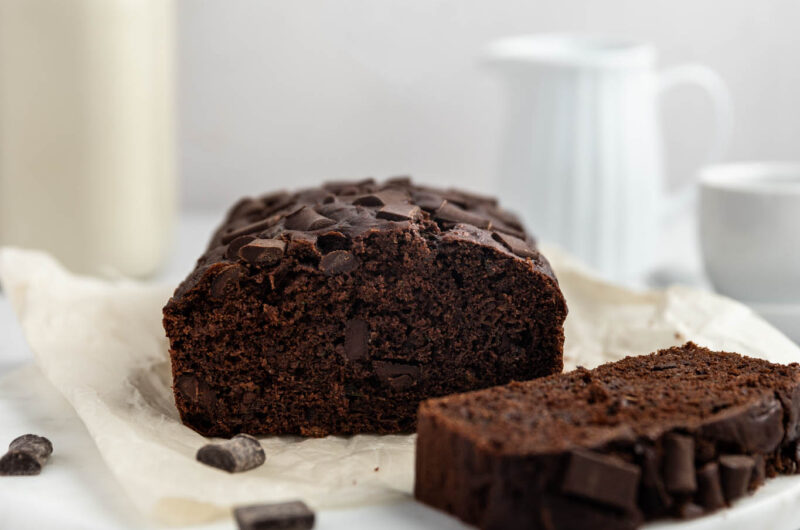 Buckwheat Double Chocolate Zucchini Bread