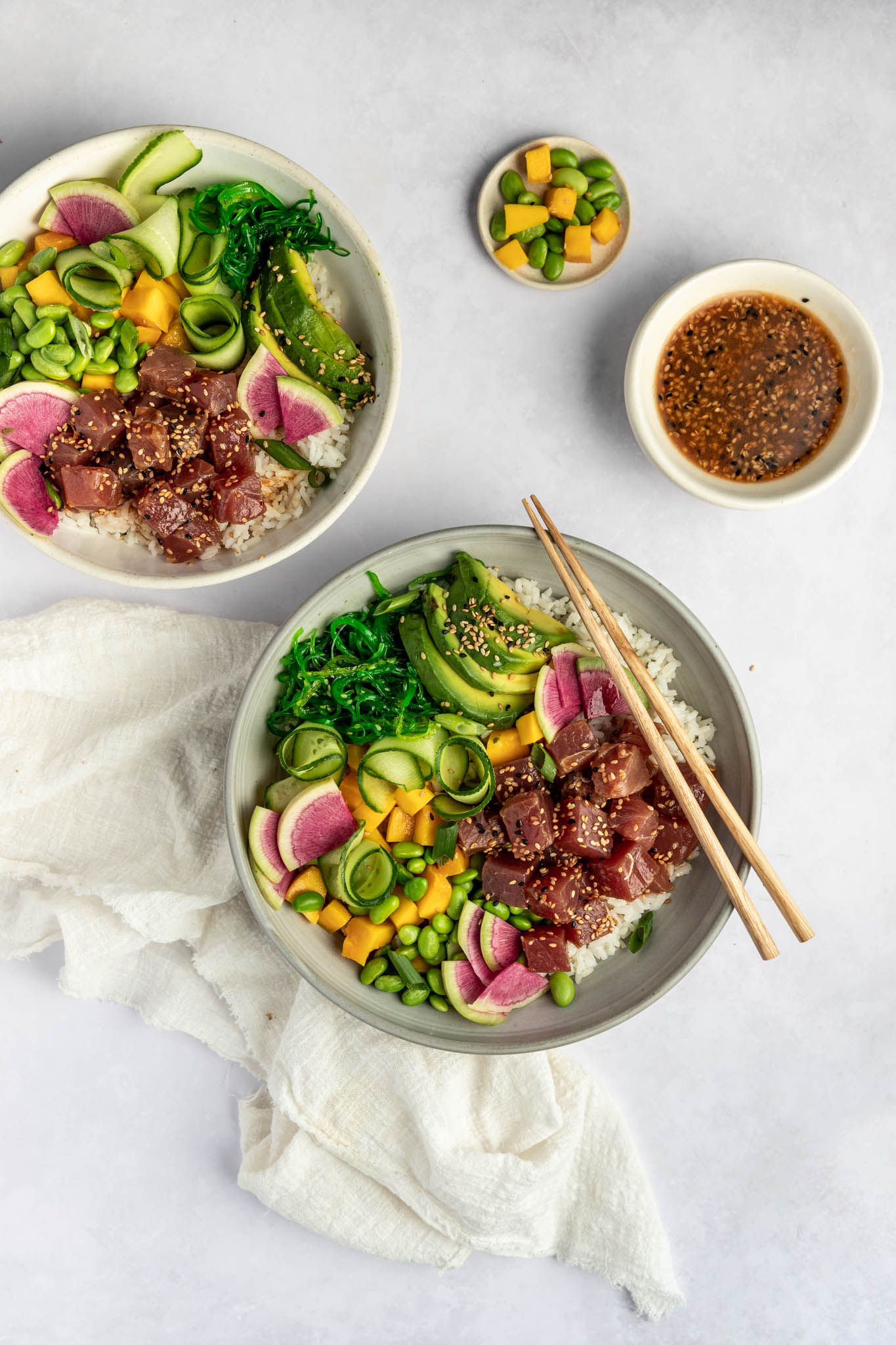 Easy Tuna Poke Bowl