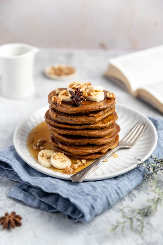 Gluten-Free Pumpkin Pancakes (In a blender!)
