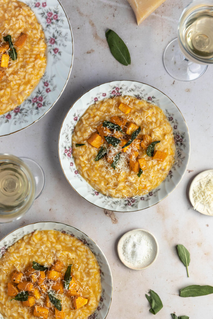 Risotto courge butternut et sauge