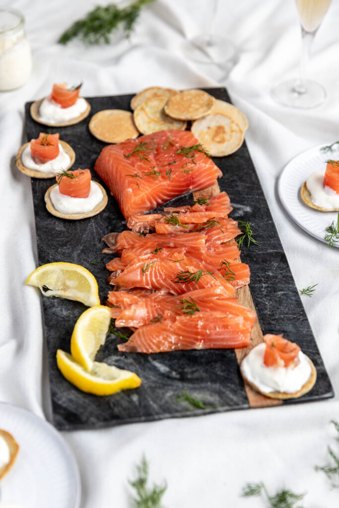 Gravlax saumon gin & aneth
