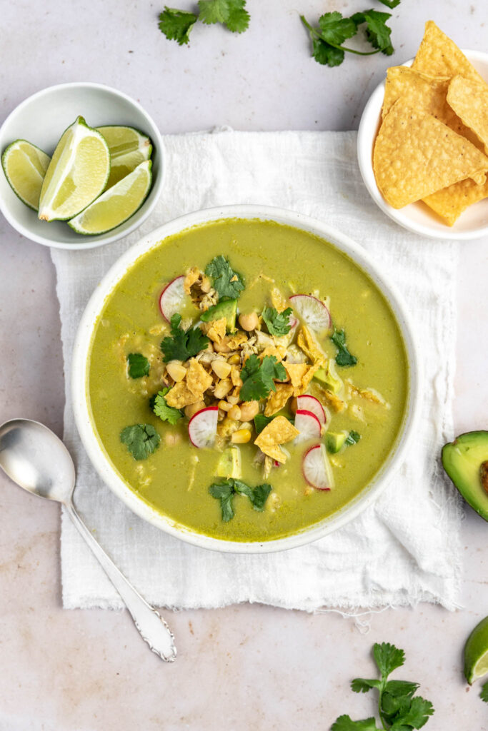 Green Mexican Chicken Soup (Pozole Verde)
