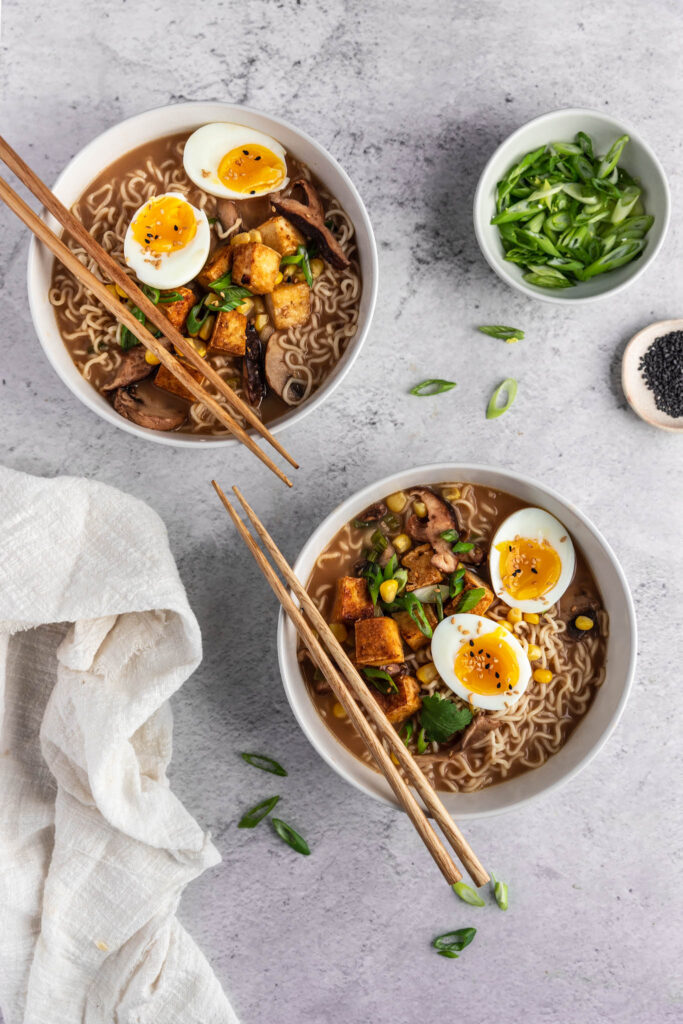 Creamy Vegetarian Ramen Soup