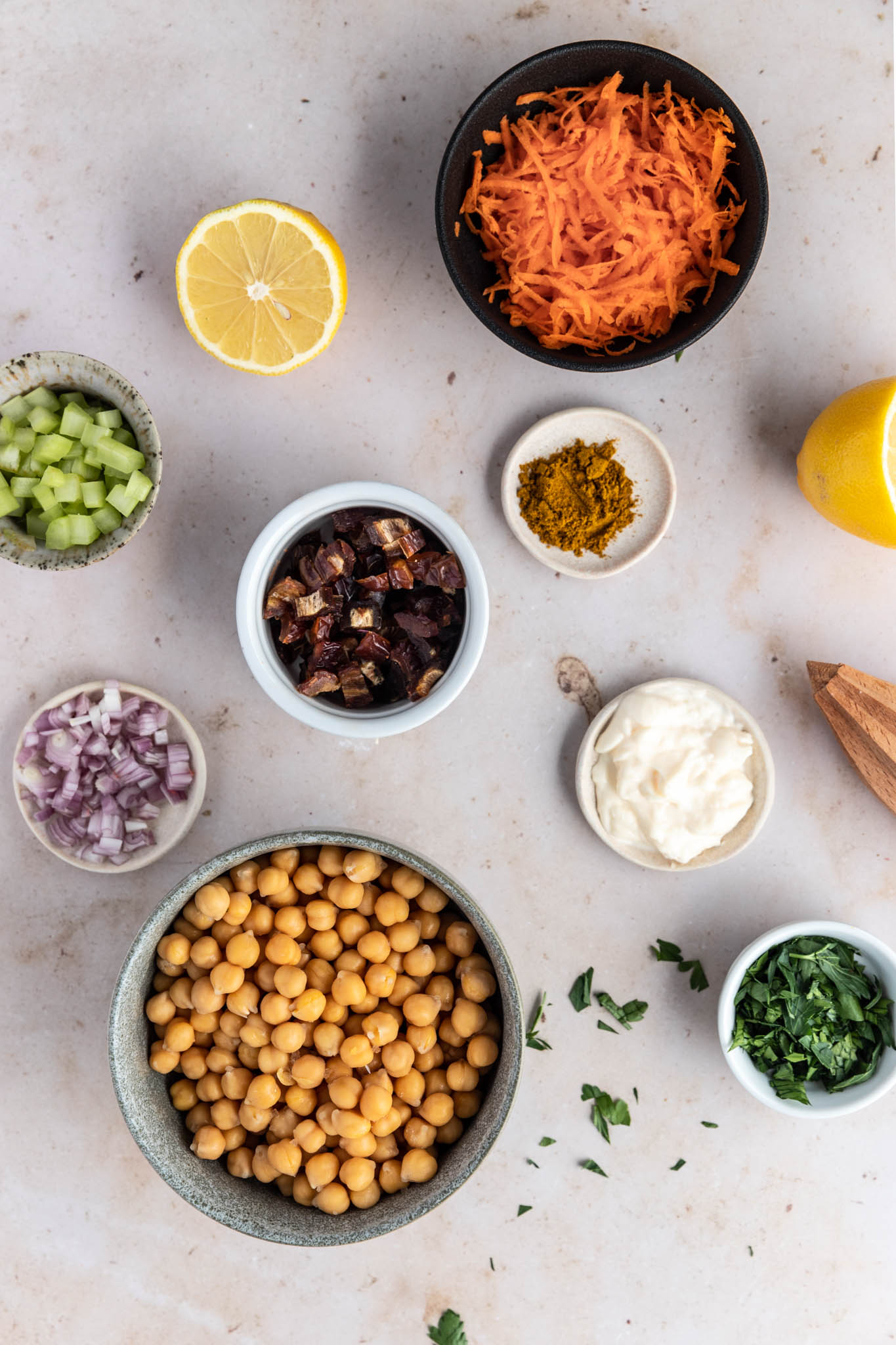 Chickpea Salad Sandwich Ingredients