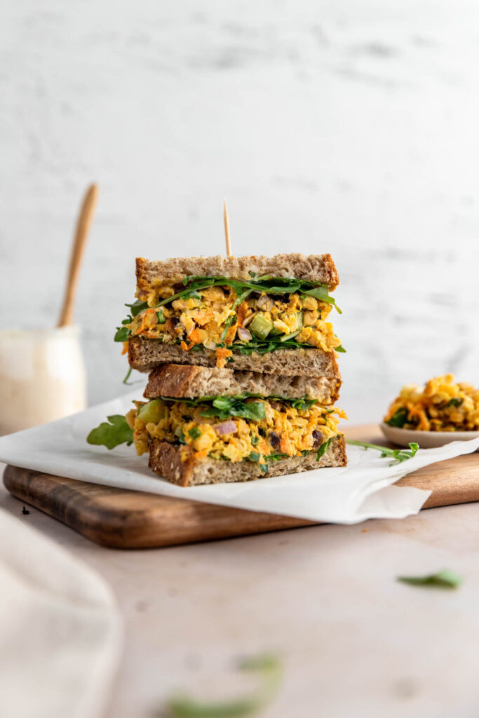 Moroccan Chickpea Salad Sandwich