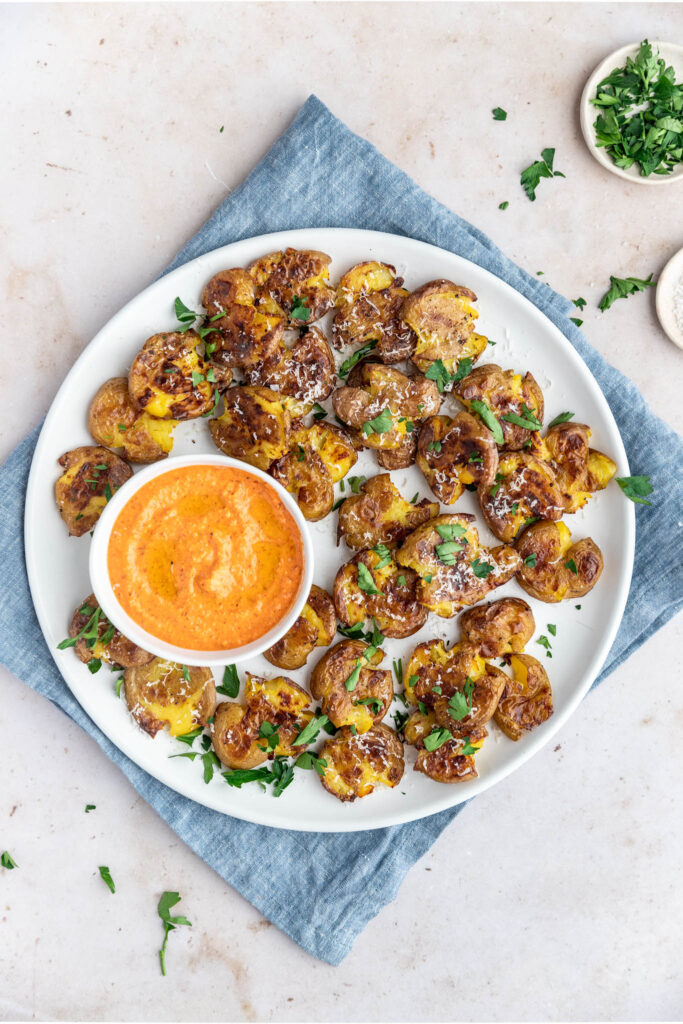 Patates grelots écrasées