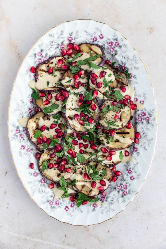 Aubergines grillées