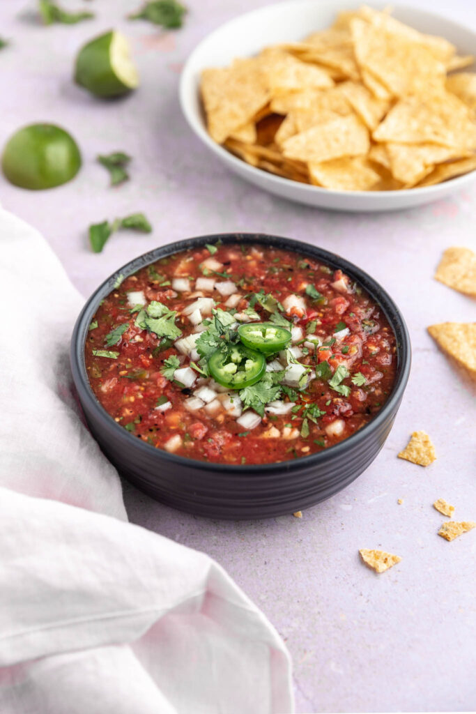 salsa maison tomates rôties