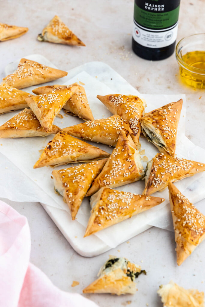 Bouchées épinards feta (spanakopita)