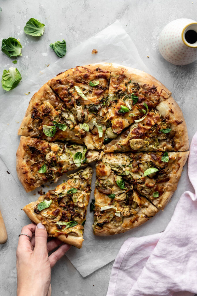 Pizza choux de bruxelles
