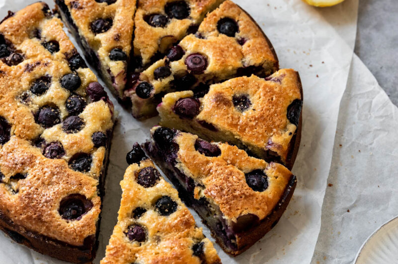 Ricotta Blueberry Cake
