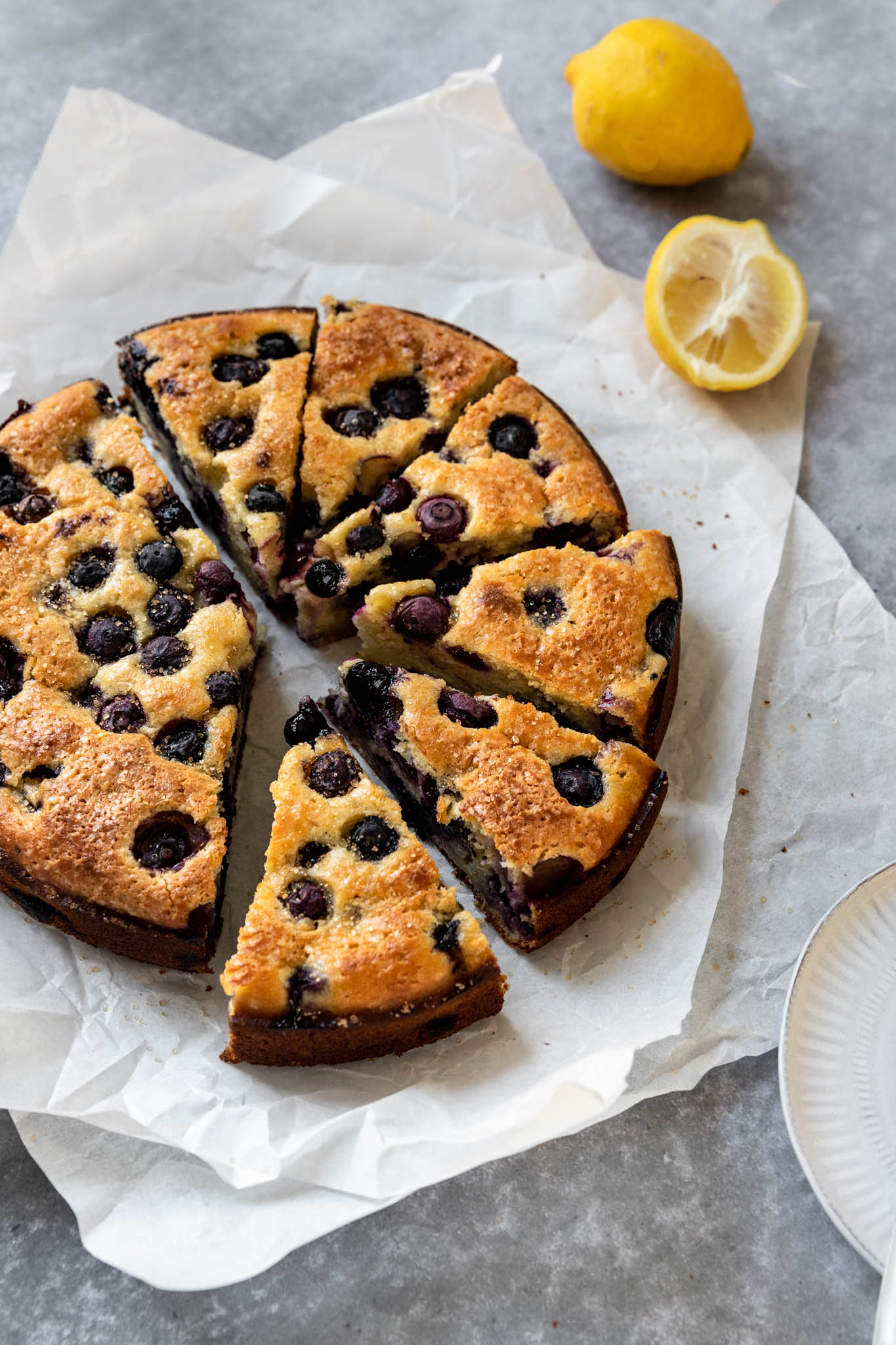 Ricotta Blueberry Cake