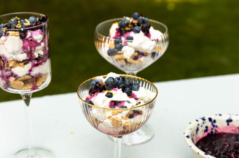 Wild Blueberry Dessert Cups