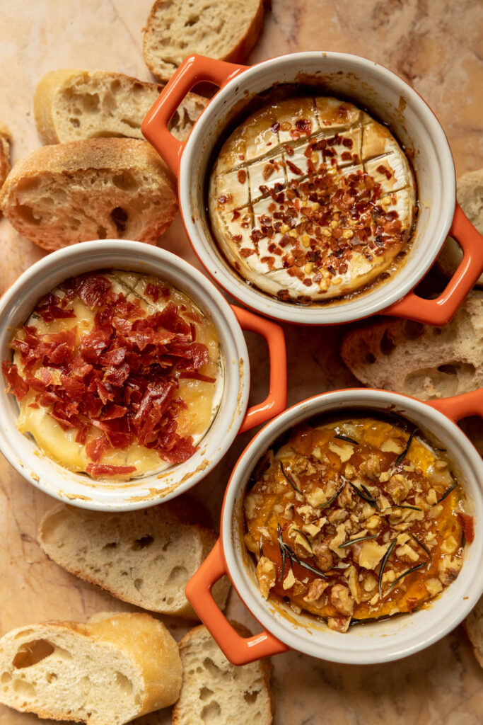 Brie au four 3 façons