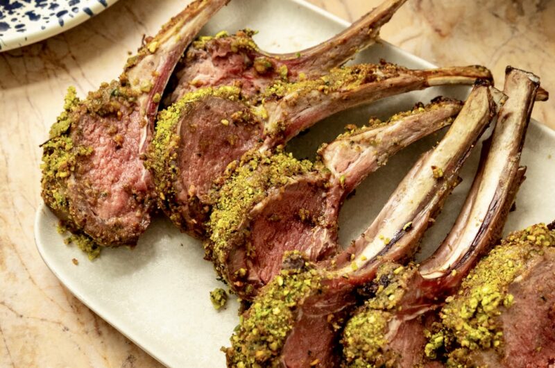 Pistachio and Herb-Crusted Lamb Rack
